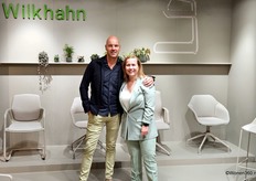 Roel van de Griendt and Maaike Ravestein from Wilkhahn.